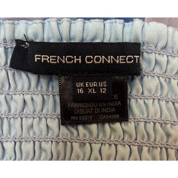 French Connection Colorful Halter Top Size 12 - Picture 5 of 5